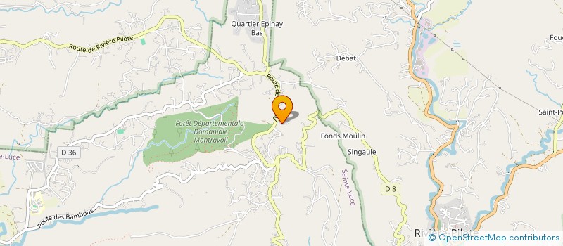 localisation de l'entreprise ASS JEUNESSE LUCEENNE BASKET BALL  SAINTE-LUCE