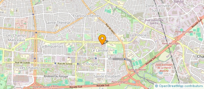 localisation de l'entreprise ASS JEUNESSE POUR LA SOLIDARITE à RENNES