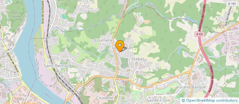 localisation de l'entreprise ASS JEUNESSES DE BAYONNE ET PAYS BASQUE à BAYONNE