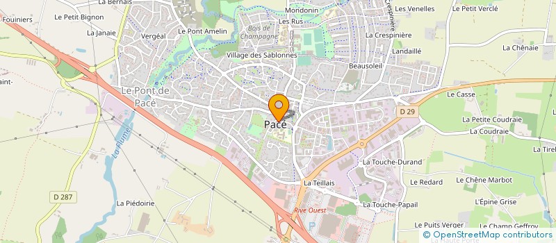 localisation de l'entreprise ASS JEUX LOISIRS COMPETITION  PACE