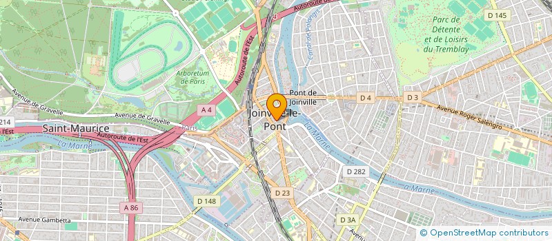 localisation de l'entreprise ASS JOINVILLE RENCONTRE JEUNES  JOINVILLE-LE-PONT