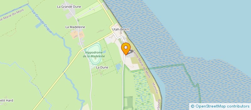 localisation de l'entreprise ASS JOUR J DES AMIS D UTAH BEACH  SAINTE-MARIE-DU-MONT