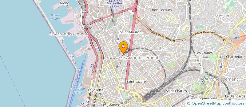 localisation de l'entreprise ASS JOURNALISME CITOYEN LE PAVE à MARSEILLE