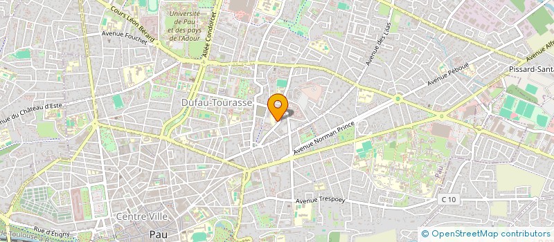 localisation de l'entreprise ASS JOYEUX BEARN à PAU