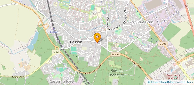 localisation de l'entreprise ASS JU-JITSU RYU DE CESSON VERT ST DENIS à CESSON