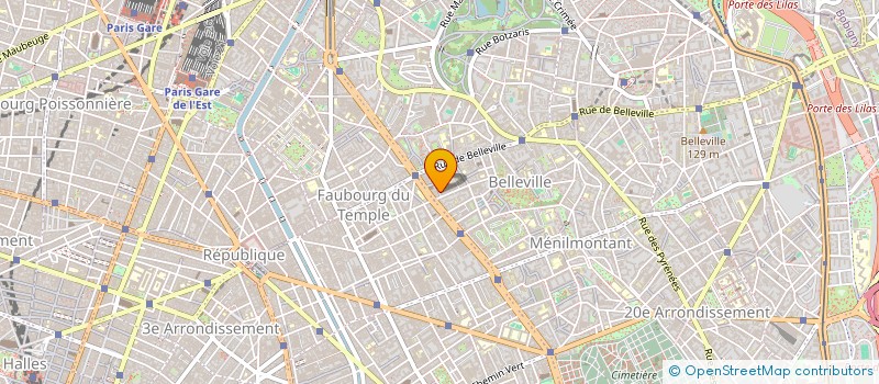 localisation de l'entreprise ASS JUDO AMICALE PARIS XX  PARIS