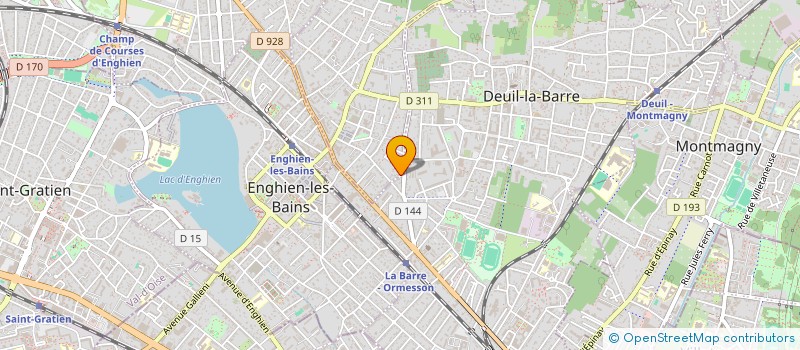 localisation de l'entreprise ASS JUJITSU BUTOKUKAI CLUB MONTMORENCY  MONTMORENCY