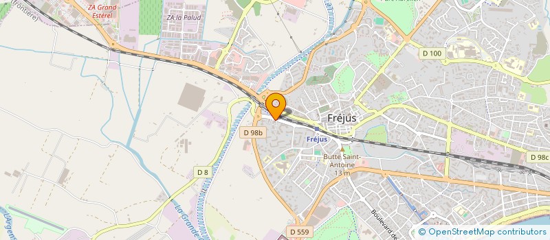 localisation de l'entreprise ASS JULO à FREJUS