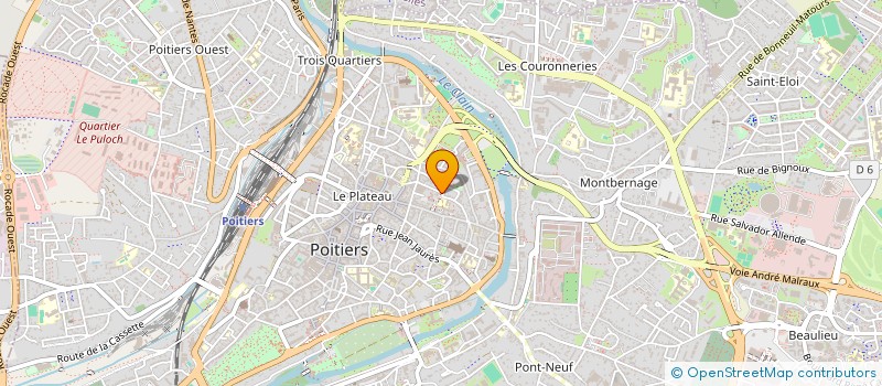 localisation de l'entreprise ASS JUNIOR SERVICE PIGIER POITIERS à POITIERS