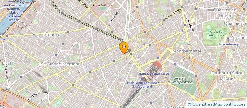 localisation de l'entreprise ASS JURIDIQUE POUR ENTREPRENEURS  PARIS 15