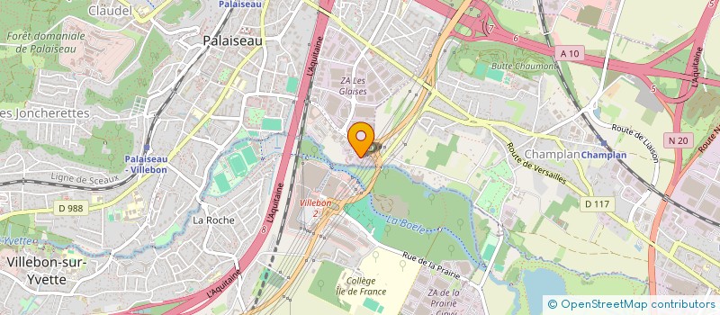 localisation de l'entreprise ASS JURIDIQUE PROTECTION ET CONSEIL à PALAISEAU