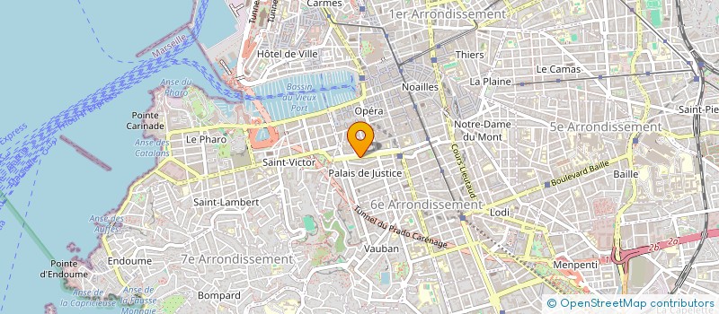 localisation de l'entreprise ASS K.R. PRO à MARSEILLE