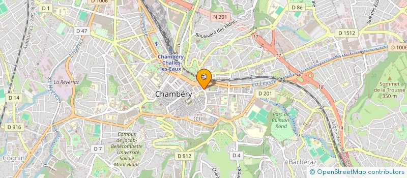 localisation de l'entreprise ASS KAAMOS à CHAMBERY