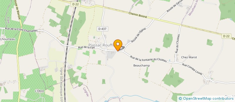 localisation de l'entreprise ASS KAMBAVENIR  COTEAUX-DU-BLANZACAIS