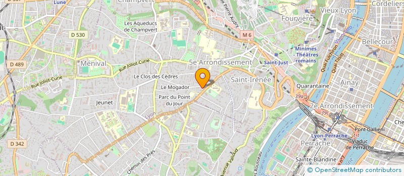 localisation de l'entreprise ASS KAN KOURA à LYON 5EME
