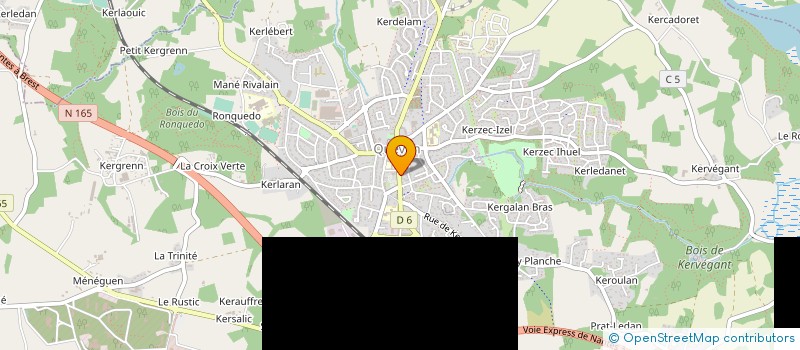 localisation de l'entreprise ASS KANERION AN ORIANT  QUEVEN