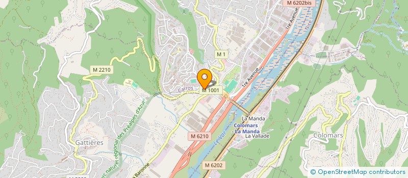 localisation de l'entreprise ASS KAR'IN ART à CARROS