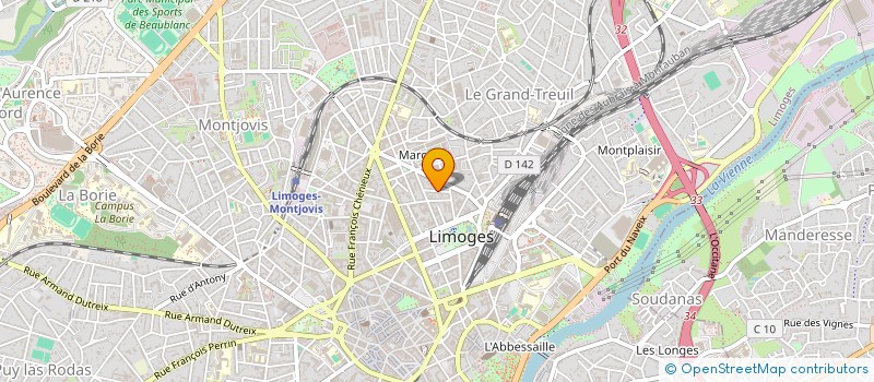 localisation de l'entreprise ASS KARAMEL à LIMOGES