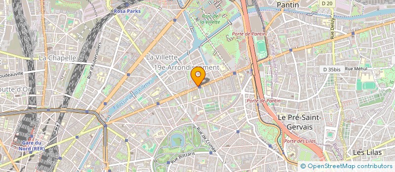 localisation de l'entreprise ASS KARTHALA CIE KMK KARRY KAMAL KARRY  PARIS