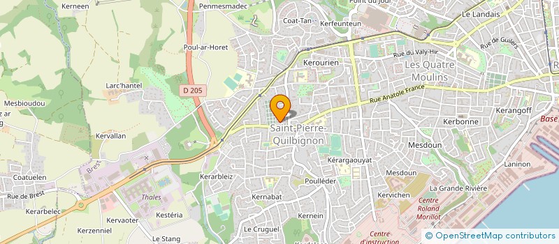localisation de l'entreprise ASS KIAI CLUB à BREST