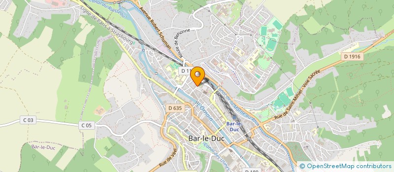 localisation de l'entreprise ASS KICK FULL B F BOXING à BAR-LE-DUC