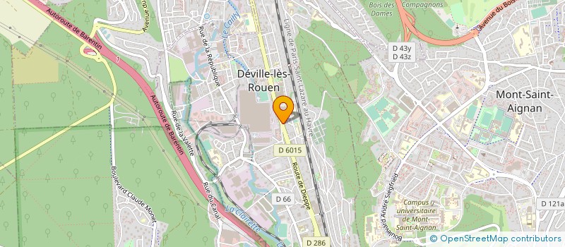 localisation de l'entreprise ASS  KIWANIS INTERNATIONAL EUROPE  DEVILLE-LES-ROUEN