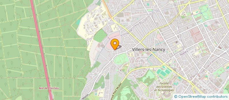 localisation de l'entreprise ASS KIWANIS NANCY LOTHARINGE  VILLERS-LES-NANCY