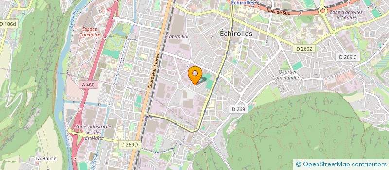 localisation de l'entreprise ASS KLAXON  ECHIROLLES