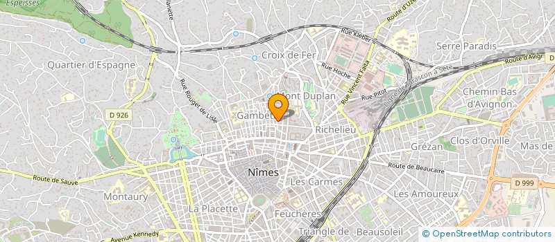 localisation de l'entreprise ASS KLICANOVO à NIMES