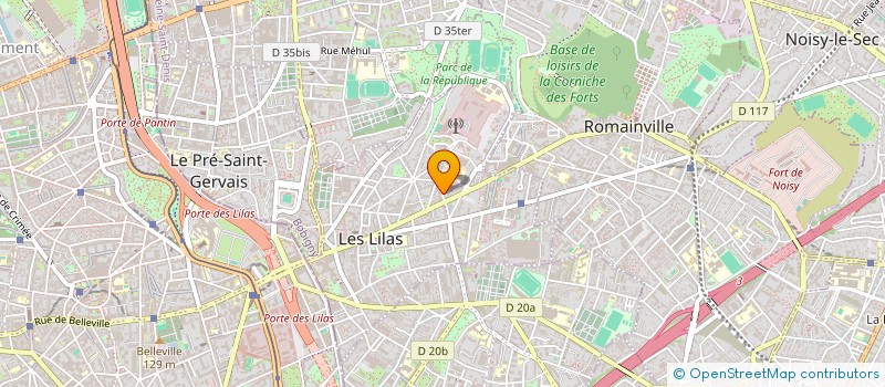 localisation de l'entreprise ASS KOL YAAKOV  LES LILAS
