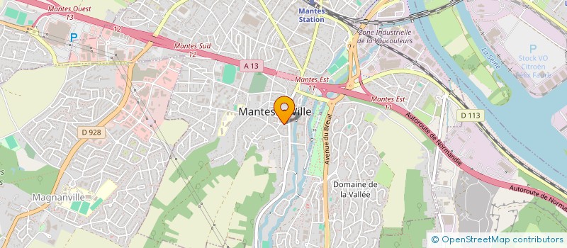 localisation de l'entreprise ASS KOREINE à MANTES-LA-VILLE