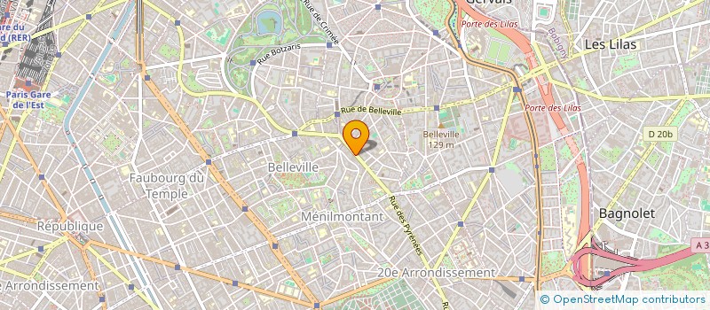 localisation de l'entreprise ASS.L.1901 DES LOGEMENTS FOYERS RESIDENC  PARIS