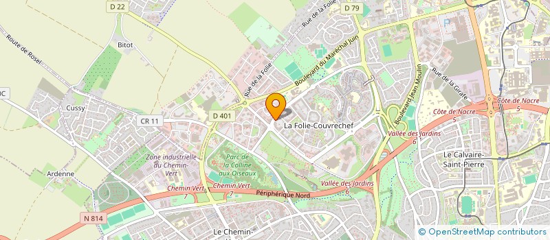 localisation de l'entreprise ASS L A GESTION ATELIERS ALIMENTATION à CAEN