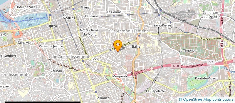 localisation de l'entreprise ASS L ABRI MAISON PROTESTANTE D ENFANTS à MARSEILLE