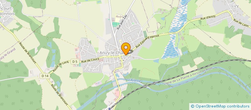 localisation de l'entreprise ASS L'ANIZIENNE  ANIZY-LE-GRAND