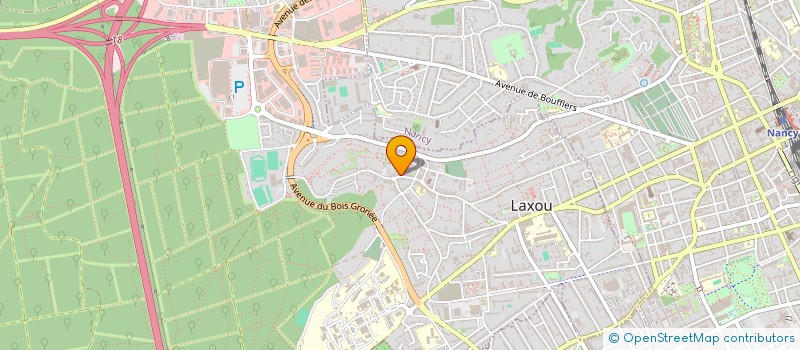 localisation de l'entreprise ASS L'APPEL DU TAMBOUR à LAXOU