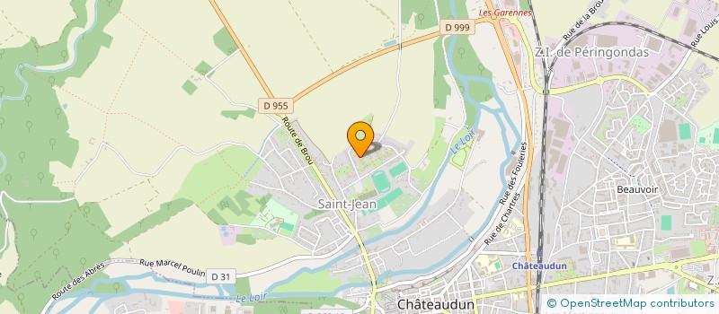 localisation de l'entreprise ASS L'ARABESQUE DUNOISE à CHATEAUDUN