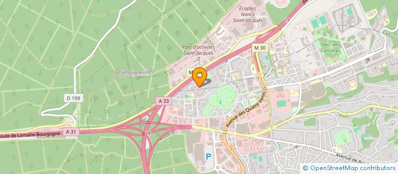 localisation de l'entreprise ASS L'ARCHE DE NOEL ET L'ARBRE DE NOE  MAXEVILLE