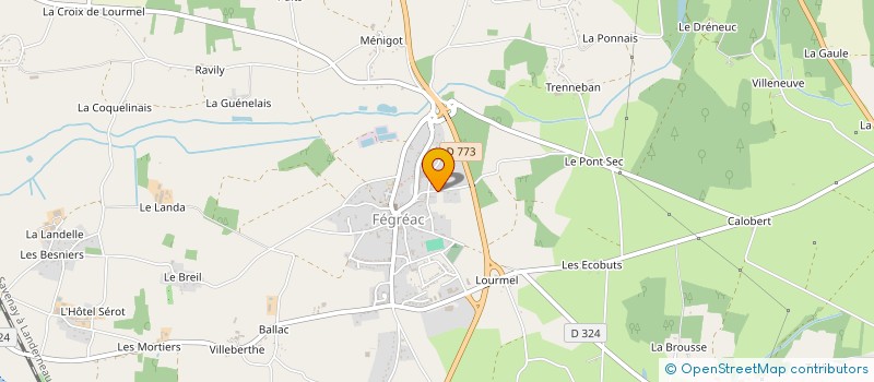 localisation de l'entreprise ASS L ARFAP à FEGREAC