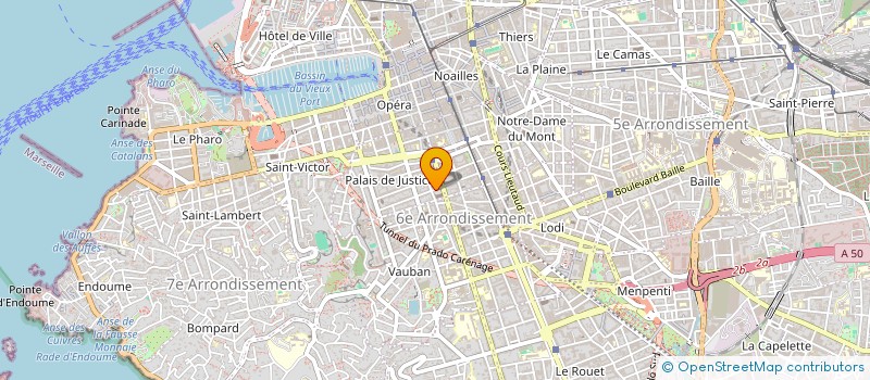 localisation de l'entreprise ASS L ARONDE à MARSEILLE