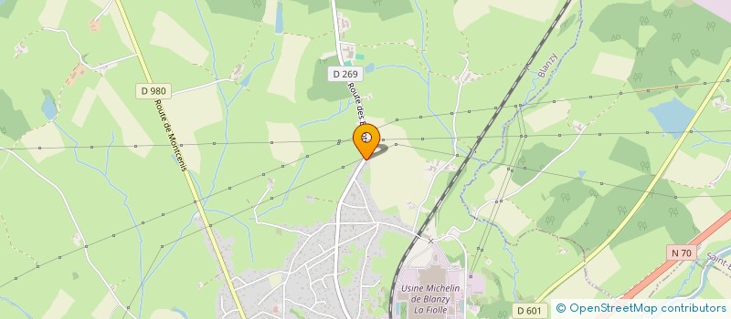 localisation de l'entreprise ASS L'ART DU GANT  BLANZY