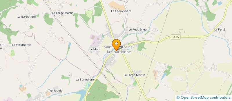 localisation de l'entreprise ASS L ATELIER DE LA COURTEILLE à SAINTE HONORINE LA CHARDONNE