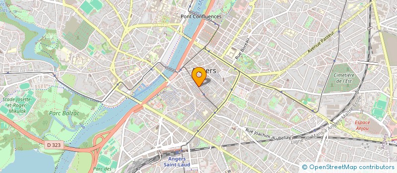 localisation de l'entreprise ASS L ATELIER LYRIQUE ANGEVIN à ANGERS