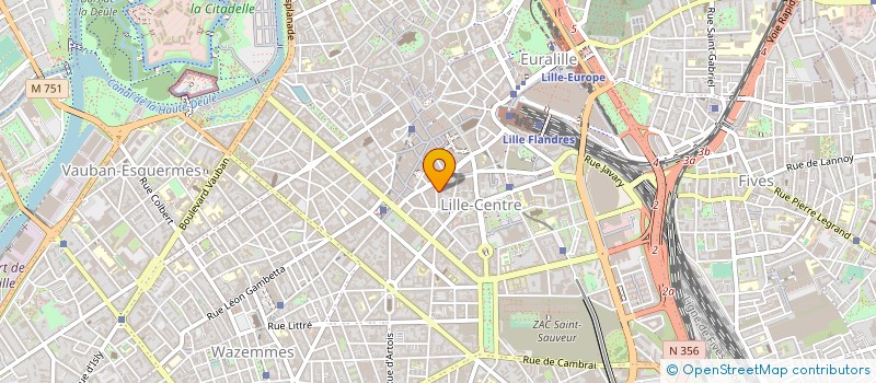 localisation de l'entreprise ASS L'AVANCE à LILLE