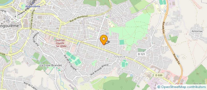 localisation de l'entreprise ASS L AVENIR DE SOYAUX à SOYAUX