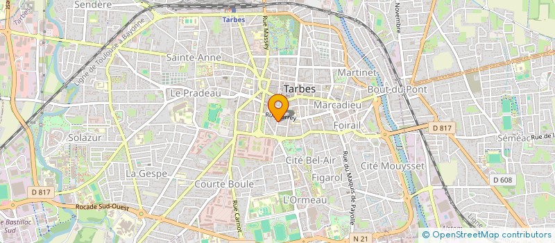 localisation de l'entreprise ASS L'ECHAPPEE à TARBES