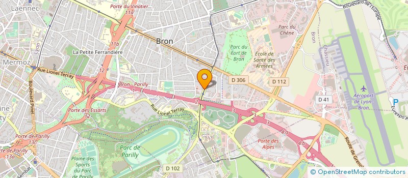 localisation de l'entreprise ASS L'ECOLE DU TIGRE à BRON