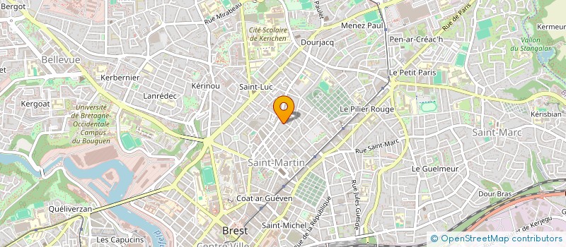 localisation de l'entreprise ASS L'EGLISE DE LA PETITE FOLIE à BREST