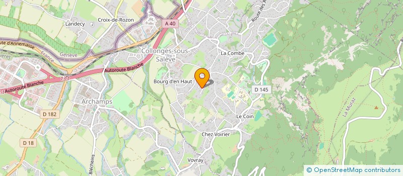 localisation de l'entreprise ASS L ENFANT ET L ART à SAINT-JULIEN-EN-GENEVOIS