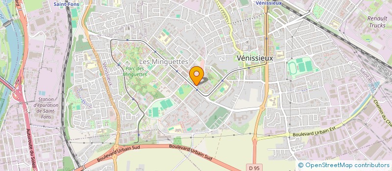 localisation de l'entreprise ASS L'ENSEIGNEMENT RELIGIEUSE LYON EST à VENISSIEUX